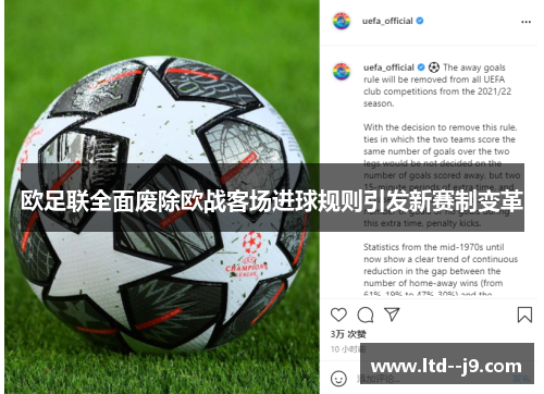 欧足联全面废除欧战客场进球规则引发新赛制变革